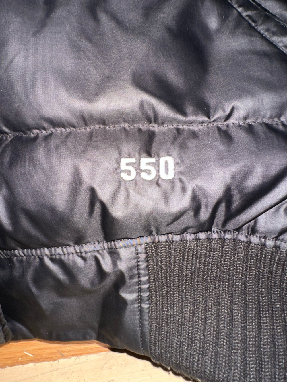 The North Face Black Quilted Puffer Vest with Logo - Picture 3 of 9